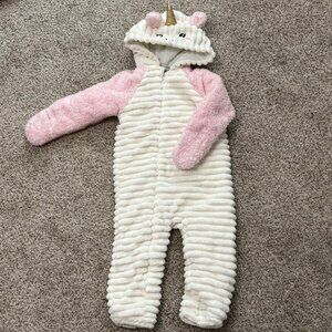 🦃 Koala Baby Unicorn Onesie w Hand Mittens 18-24mo